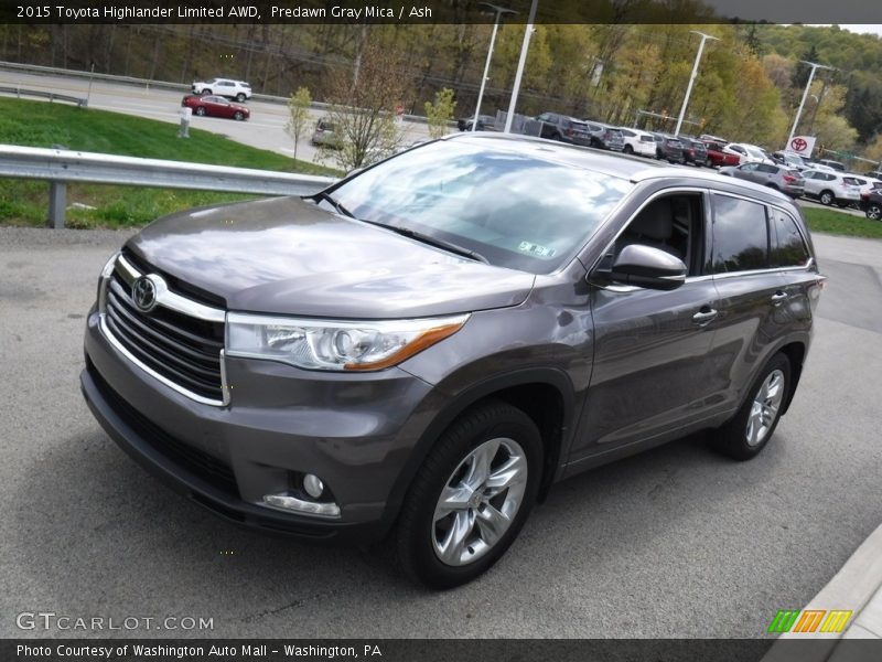 Predawn Gray Mica / Ash 2015 Toyota Highlander Limited AWD