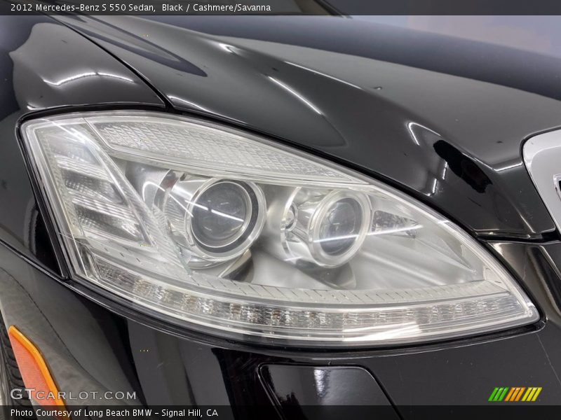 Black / Cashmere/Savanna 2012 Mercedes-Benz S 550 Sedan