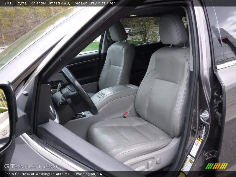 Predawn Gray Mica / Ash 2015 Toyota Highlander Limited AWD