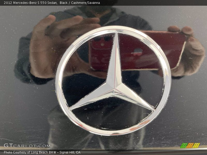 Black / Cashmere/Savanna 2012 Mercedes-Benz S 550 Sedan