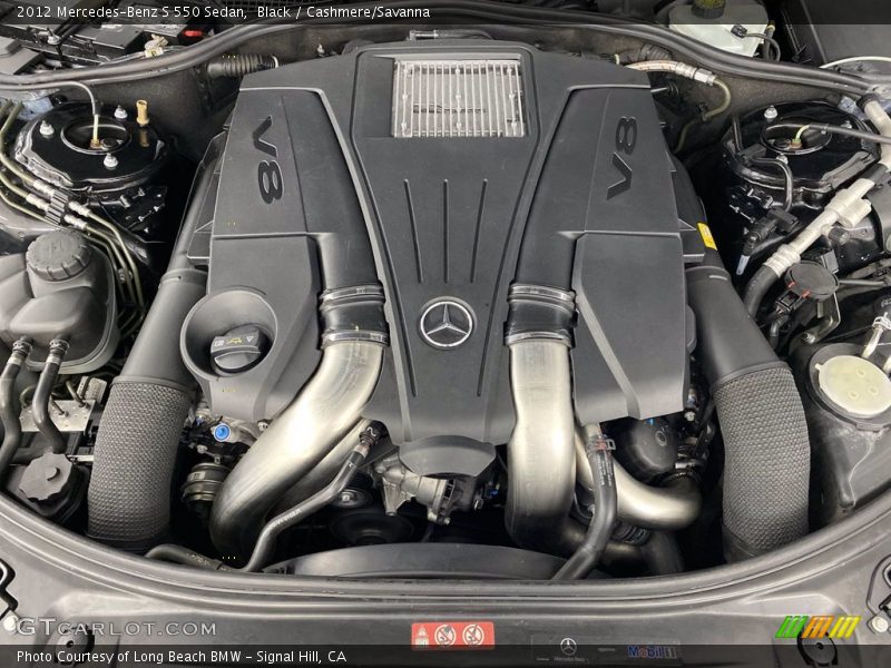 Black / Cashmere/Savanna 2012 Mercedes-Benz S 550 Sedan