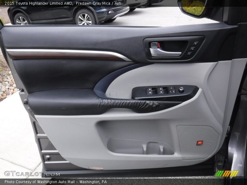 Predawn Gray Mica / Ash 2015 Toyota Highlander Limited AWD
