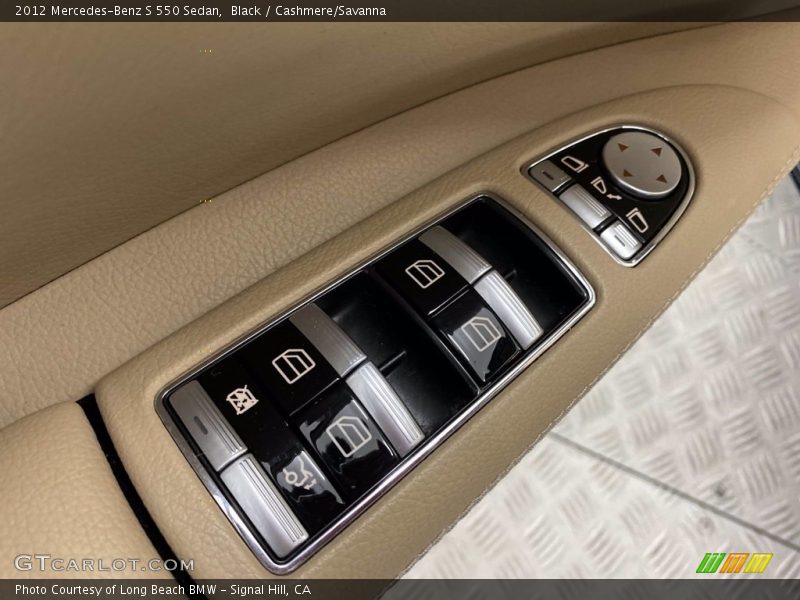 Black / Cashmere/Savanna 2012 Mercedes-Benz S 550 Sedan