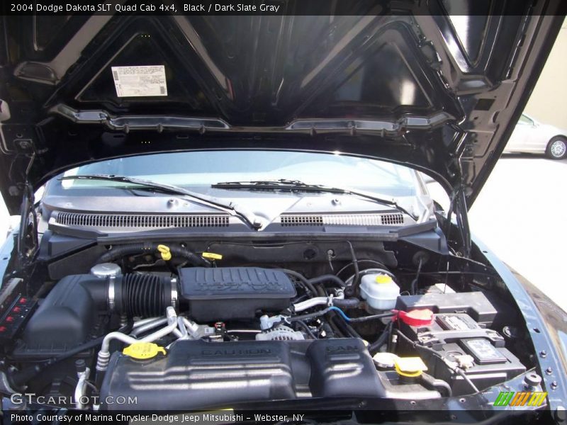 Black / Dark Slate Gray 2004 Dodge Dakota SLT Quad Cab 4x4