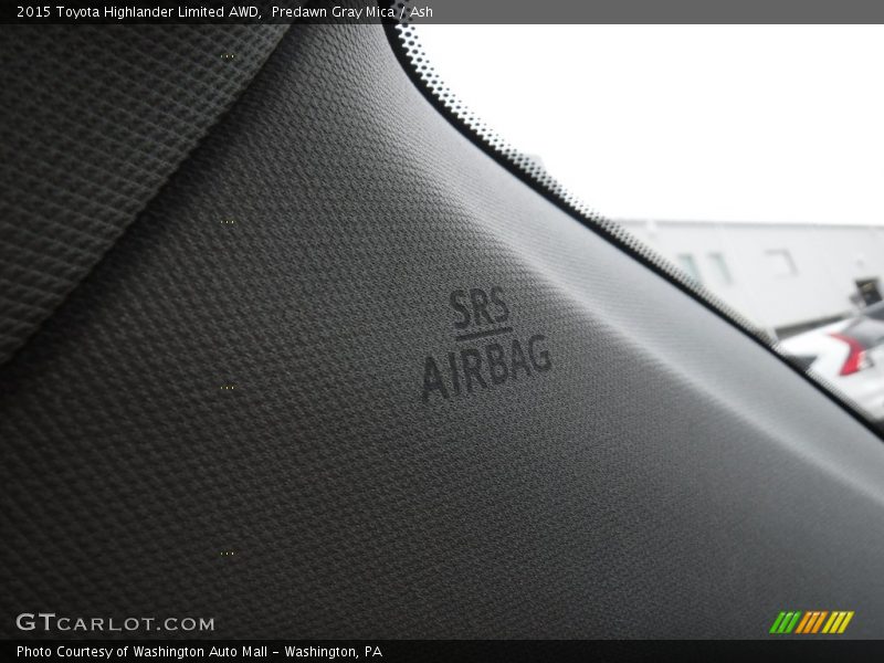 Predawn Gray Mica / Ash 2015 Toyota Highlander Limited AWD
