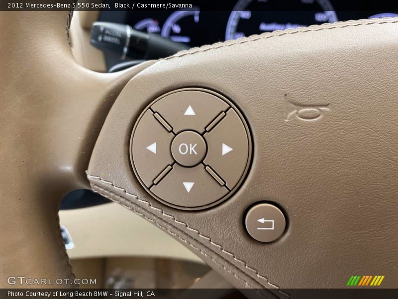 Black / Cashmere/Savanna 2012 Mercedes-Benz S 550 Sedan