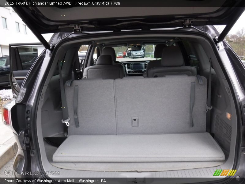 Predawn Gray Mica / Ash 2015 Toyota Highlander Limited AWD