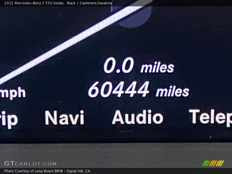 Black / Cashmere/Savanna 2012 Mercedes-Benz S 550 Sedan