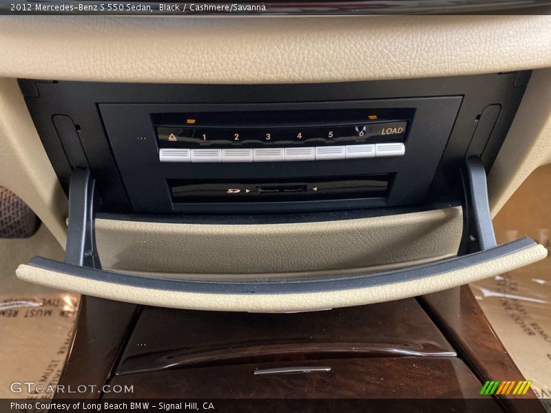 Black / Cashmere/Savanna 2012 Mercedes-Benz S 550 Sedan