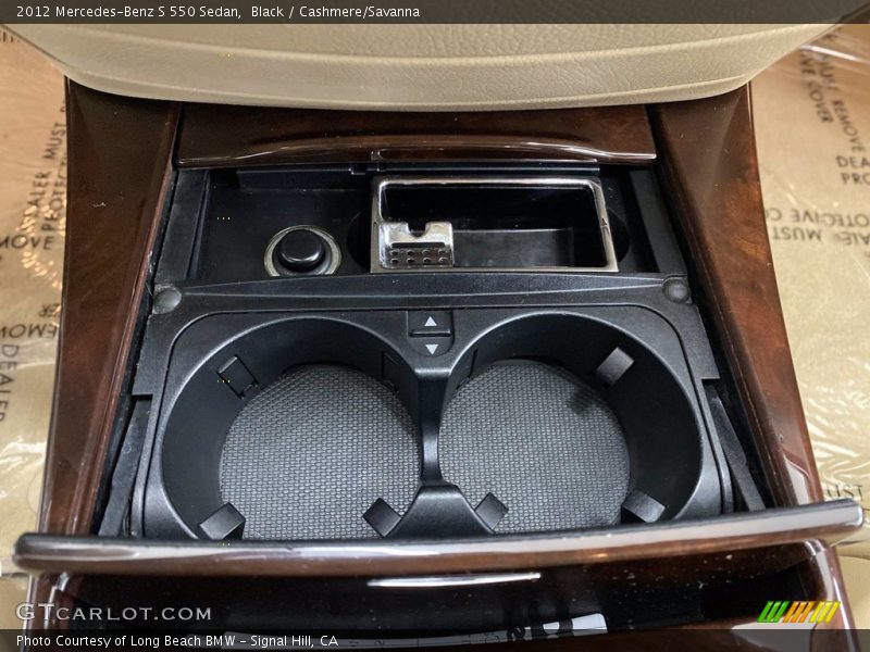 Black / Cashmere/Savanna 2012 Mercedes-Benz S 550 Sedan