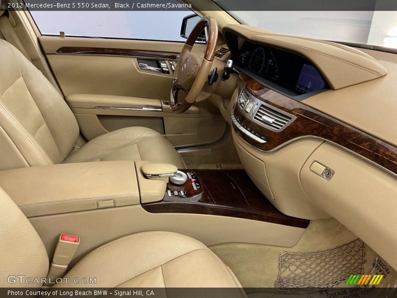 Black / Cashmere/Savanna 2012 Mercedes-Benz S 550 Sedan
