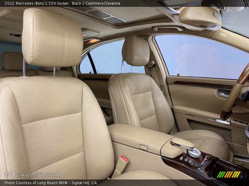 Black / Cashmere/Savanna 2012 Mercedes-Benz S 550 Sedan