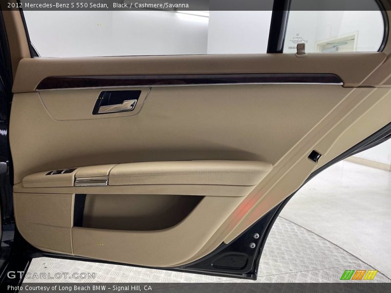 Black / Cashmere/Savanna 2012 Mercedes-Benz S 550 Sedan