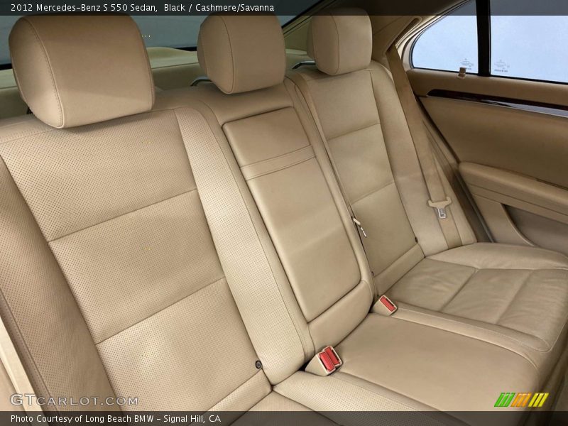 Black / Cashmere/Savanna 2012 Mercedes-Benz S 550 Sedan