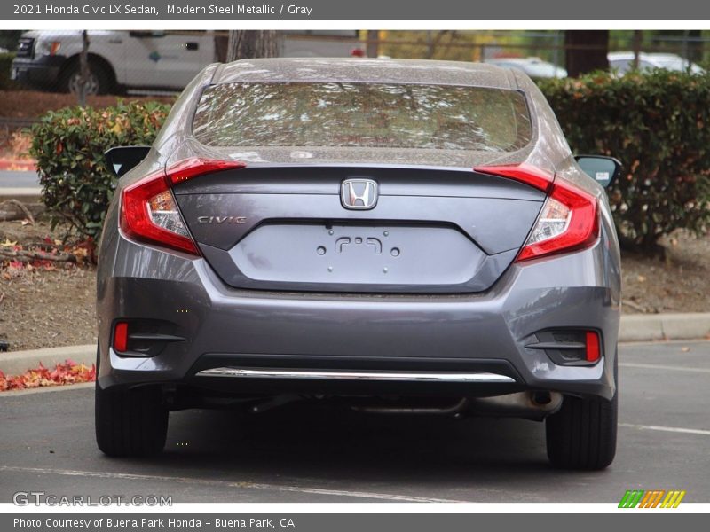 Modern Steel Metallic / Gray 2021 Honda Civic LX Sedan