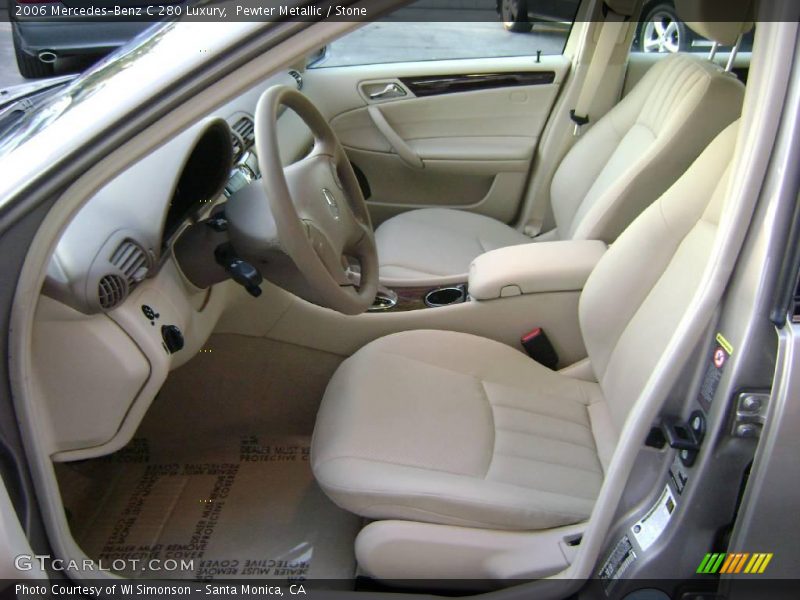 Pewter Metallic / Stone 2006 Mercedes-Benz C 280 Luxury