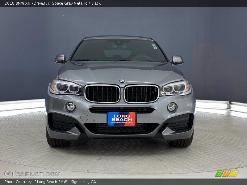 Space Gray Metallic / Black 2018 BMW X6 xDrive35i