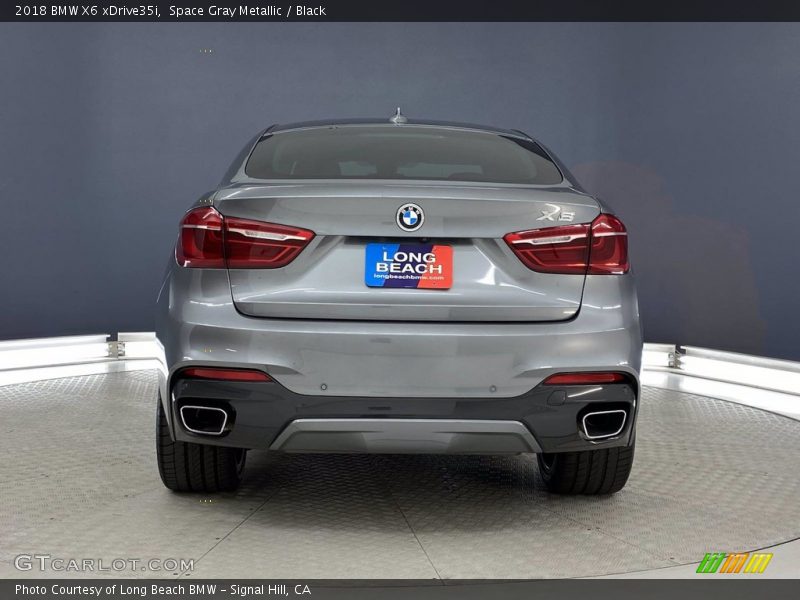 Space Gray Metallic / Black 2018 BMW X6 xDrive35i