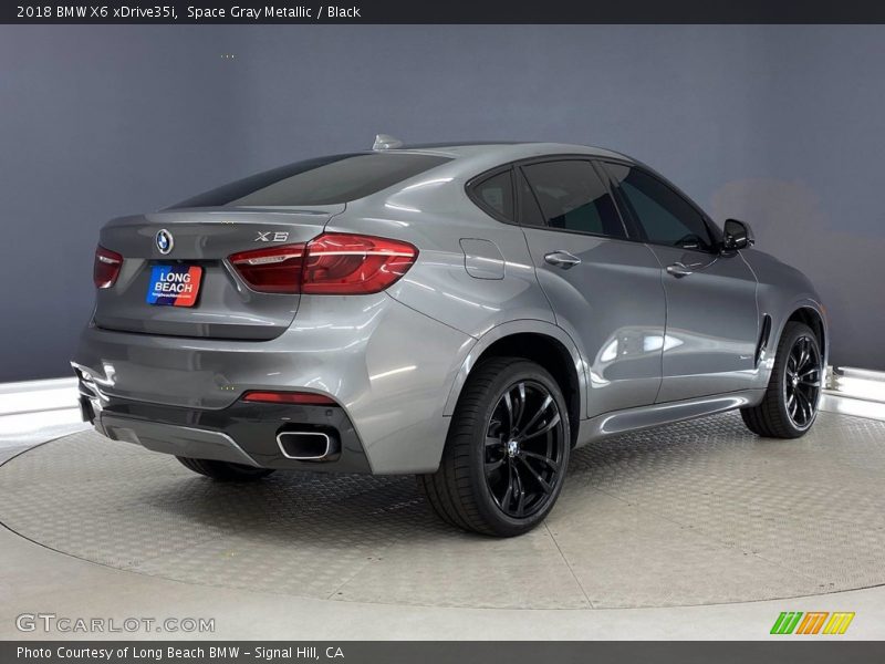 Space Gray Metallic / Black 2018 BMW X6 xDrive35i