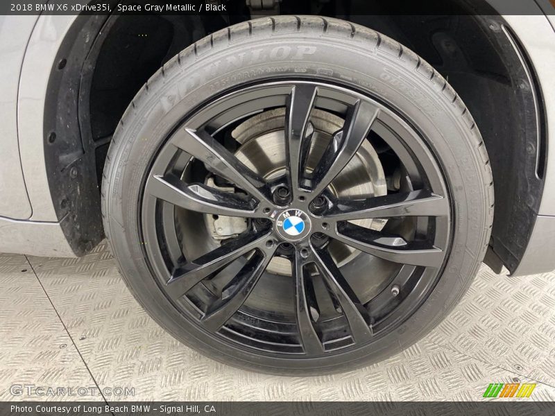 Space Gray Metallic / Black 2018 BMW X6 xDrive35i