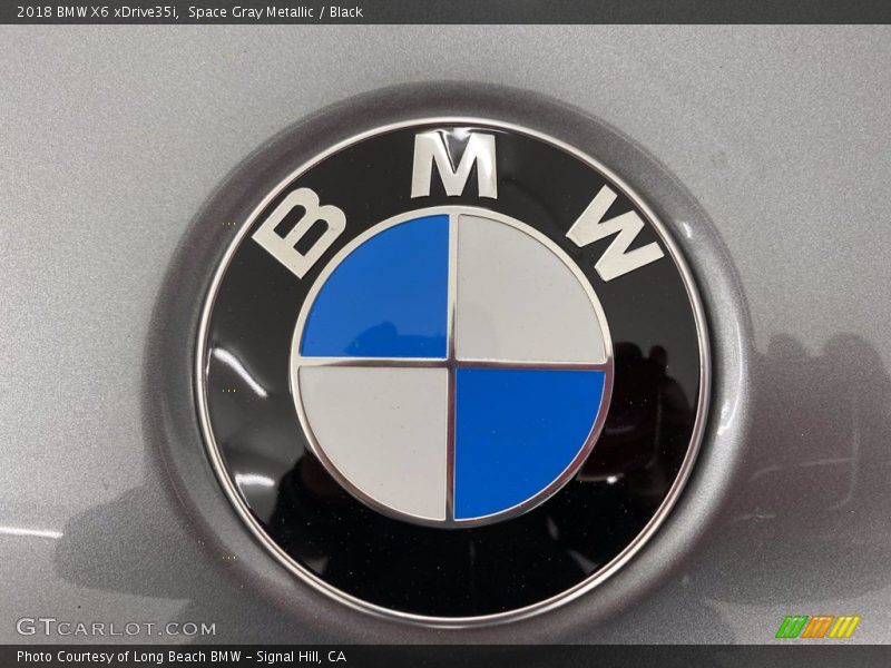 Space Gray Metallic / Black 2018 BMW X6 xDrive35i