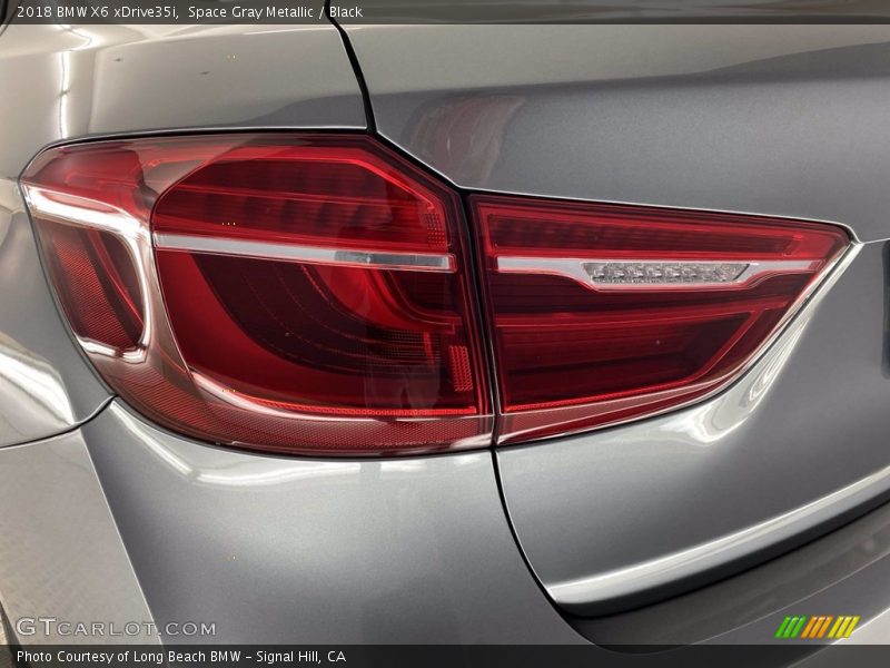Space Gray Metallic / Black 2018 BMW X6 xDrive35i