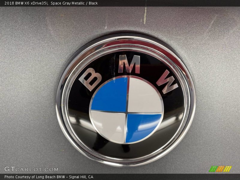 Space Gray Metallic / Black 2018 BMW X6 xDrive35i