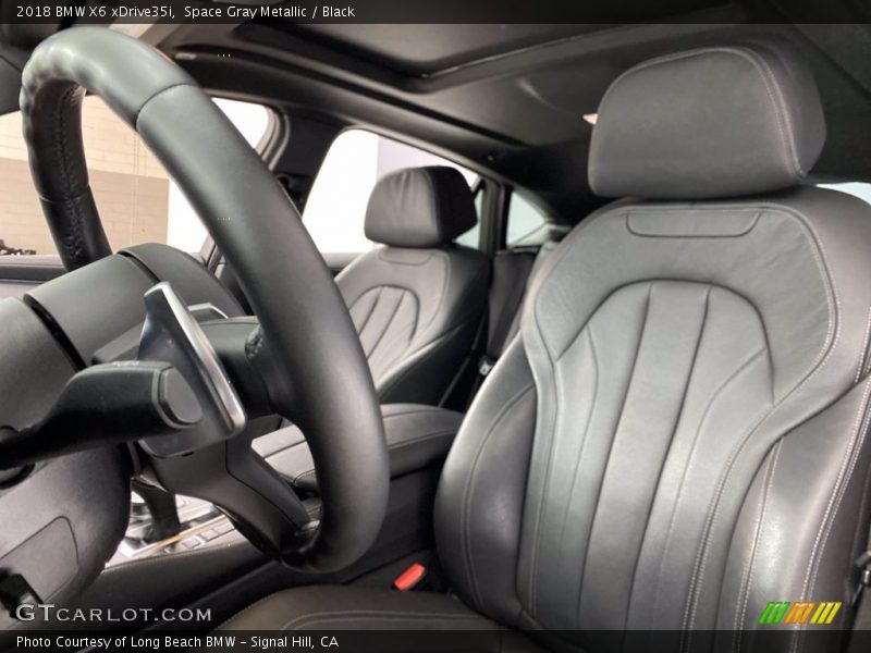 Space Gray Metallic / Black 2018 BMW X6 xDrive35i