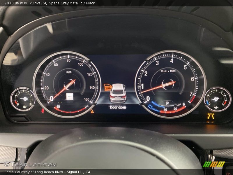 Space Gray Metallic / Black 2018 BMW X6 xDrive35i