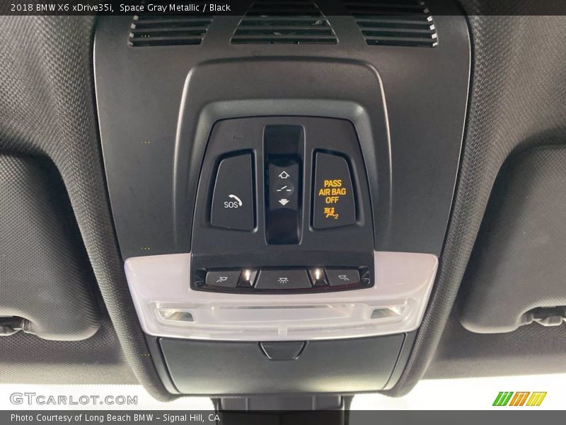 Space Gray Metallic / Black 2018 BMW X6 xDrive35i