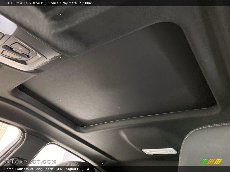 Space Gray Metallic / Black 2018 BMW X6 xDrive35i