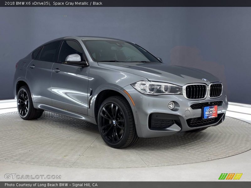 Space Gray Metallic / Black 2018 BMW X6 xDrive35i