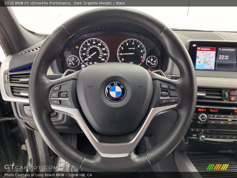 Dark Graphite Metallic / Black 2018 BMW X5 xDrive40e iPerfomance