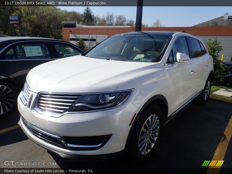 White Platinum / Cappuccino 2017 Lincoln MKX Select AWD