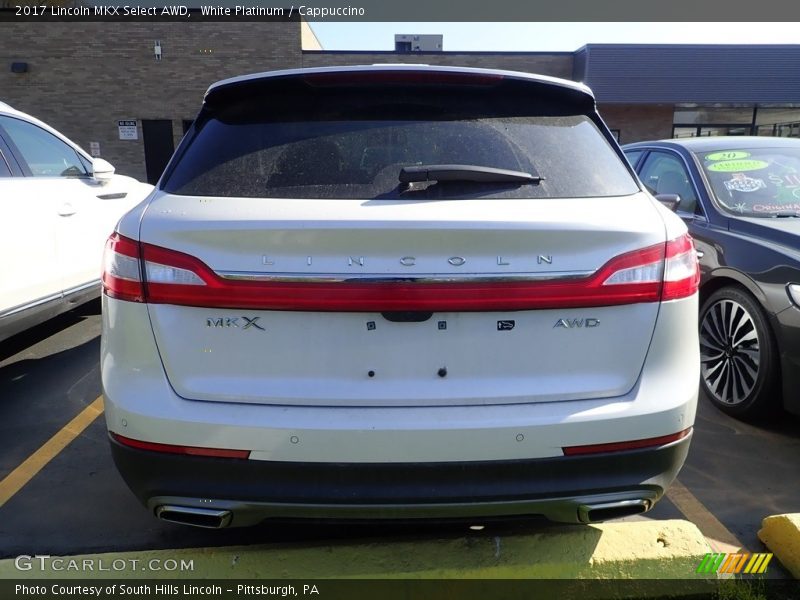 White Platinum / Cappuccino 2017 Lincoln MKX Select AWD