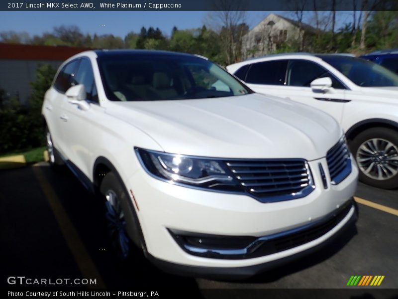 White Platinum / Cappuccino 2017 Lincoln MKX Select AWD