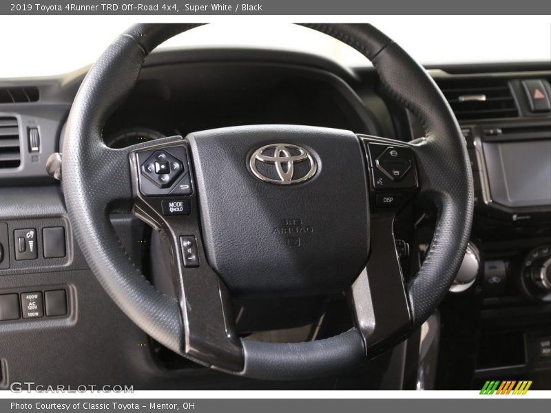 Super White / Black 2019 Toyota 4Runner TRD Off-Road 4x4