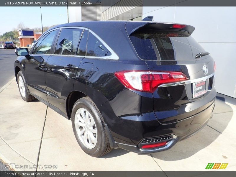 Crystal Black Pearl / Ebony 2016 Acura RDX AWD
