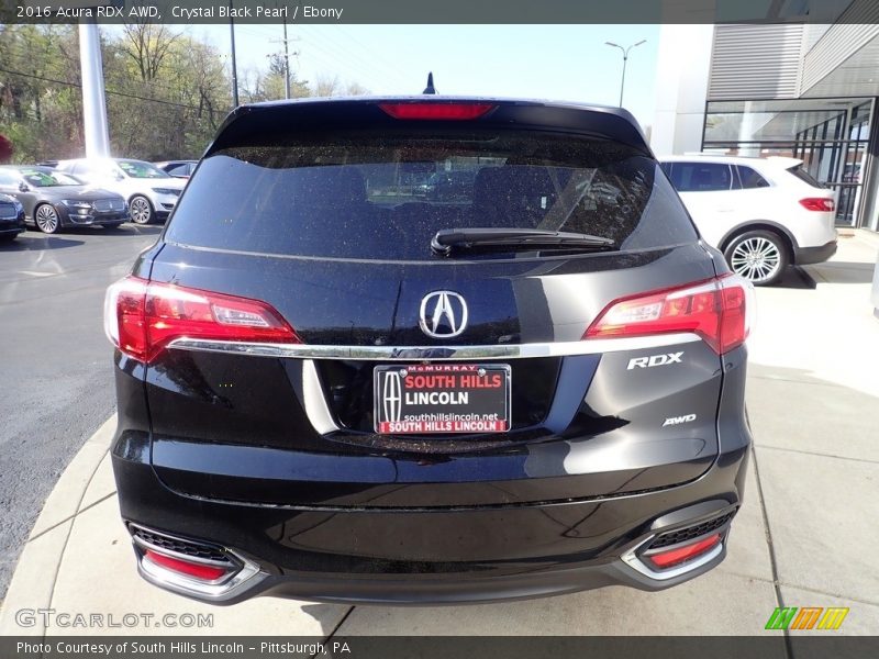 Crystal Black Pearl / Ebony 2016 Acura RDX AWD