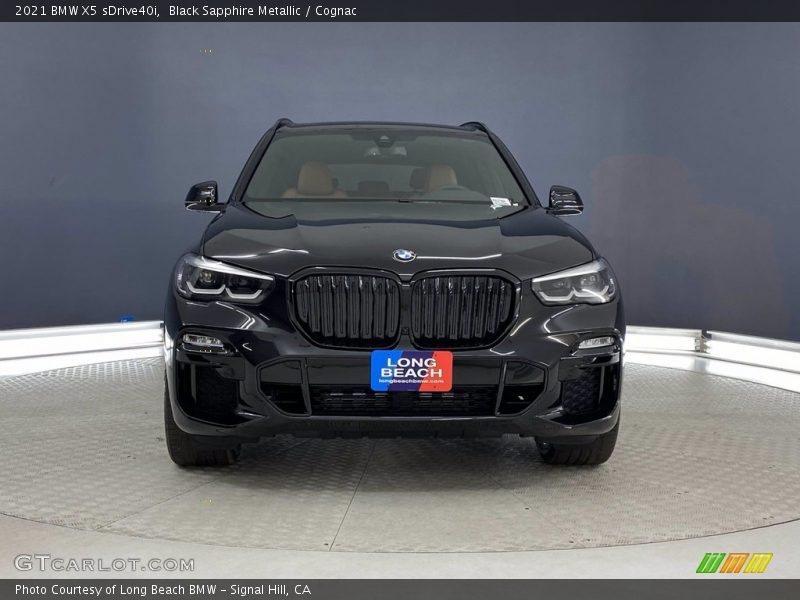 Black Sapphire Metallic / Cognac 2021 BMW X5 sDrive40i