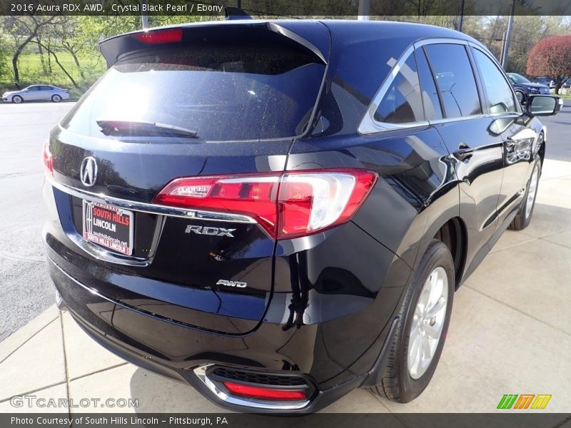 Crystal Black Pearl / Ebony 2016 Acura RDX AWD