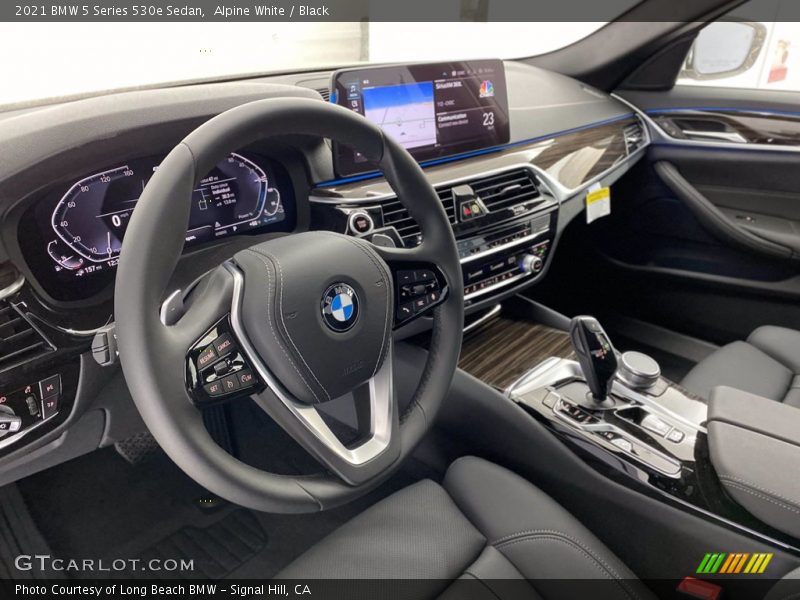  2021 5 Series 530e Sedan Black Interior