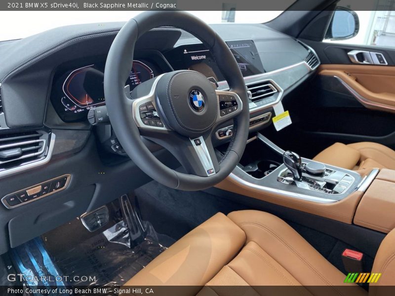  2021 X5 sDrive40i Cognac Interior