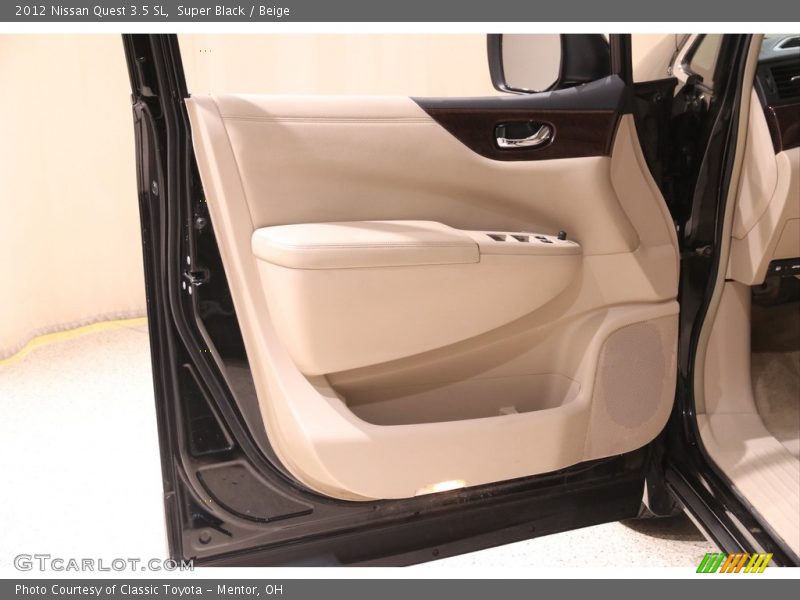 Super Black / Beige 2012 Nissan Quest 3.5 SL
