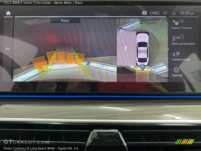 Alpine White / Black 2021 BMW 5 Series 530e Sedan