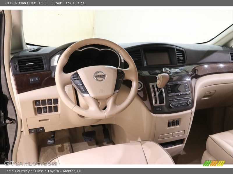 Super Black / Beige 2012 Nissan Quest 3.5 SL