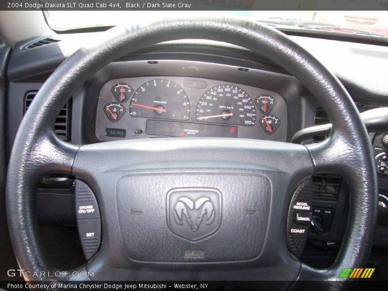 Black / Dark Slate Gray 2004 Dodge Dakota SLT Quad Cab 4x4