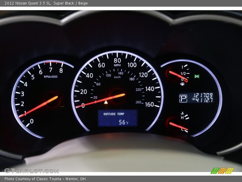 Super Black / Beige 2012 Nissan Quest 3.5 SL