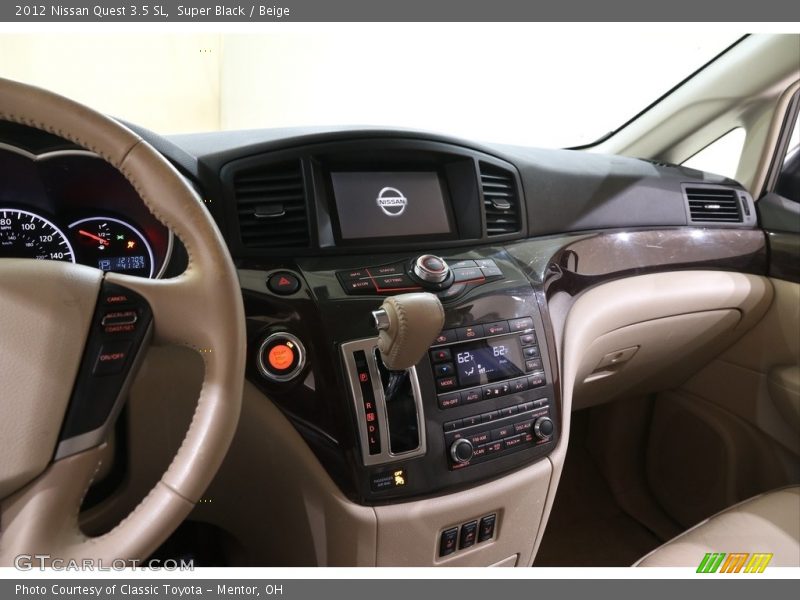 Super Black / Beige 2012 Nissan Quest 3.5 SL