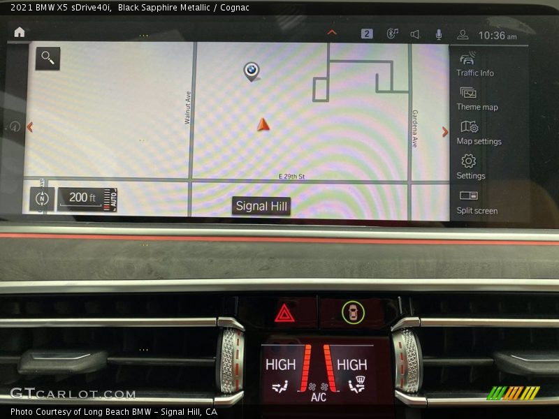 Black Sapphire Metallic / Cognac 2021 BMW X5 sDrive40i